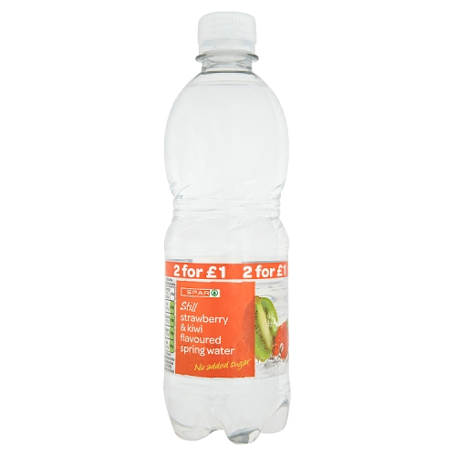 Spar Still Strawberry & Kiwi Flavoured Spring Water 500ml | SPAR